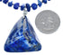 Southwest Lapis Sterling Silver Bead Necklace KX121158